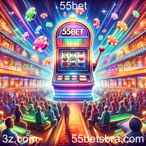 Caça-Níqueis: Atração e Diversão no 55bet